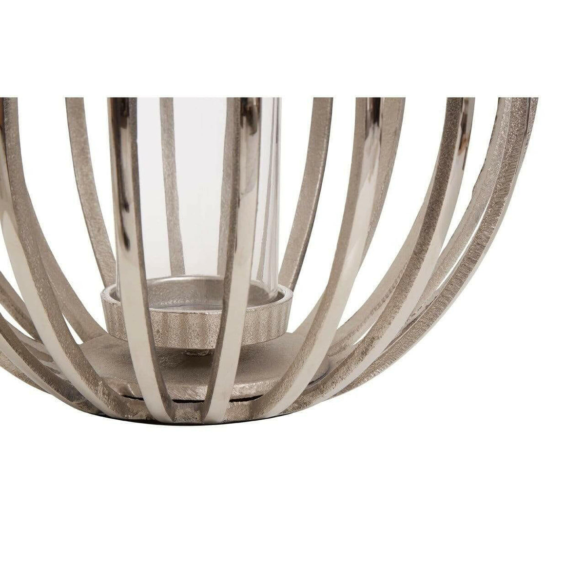 Aura Large Silver Lantern.