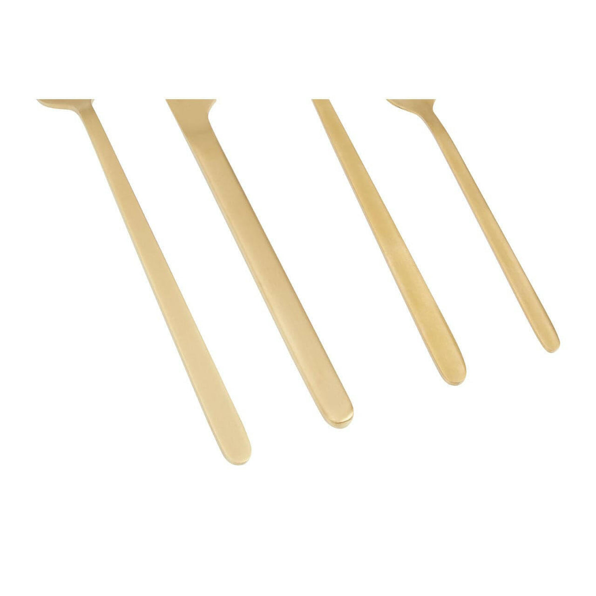 Avie 16Pc Gold Finish Cutlery Set.