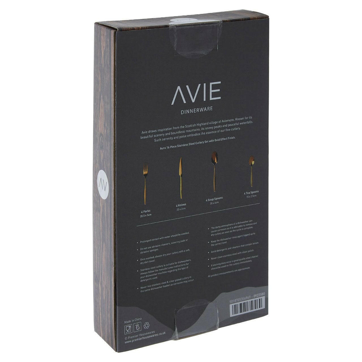 Avie Aura 16Pc Cutlery Set.