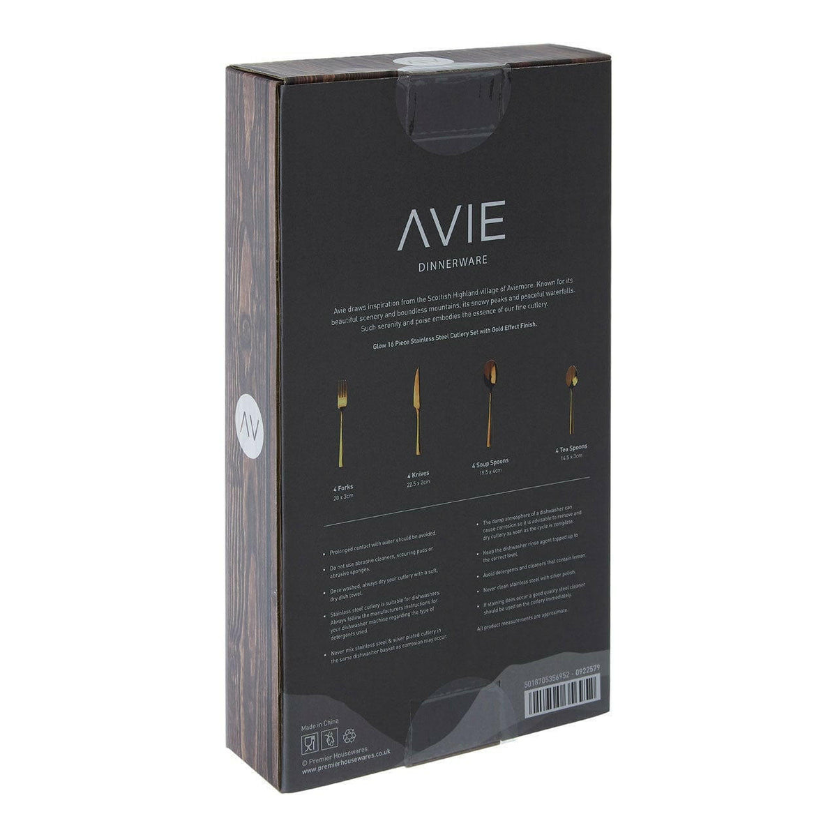 Avie Glow 16Pc Cutlery Set.