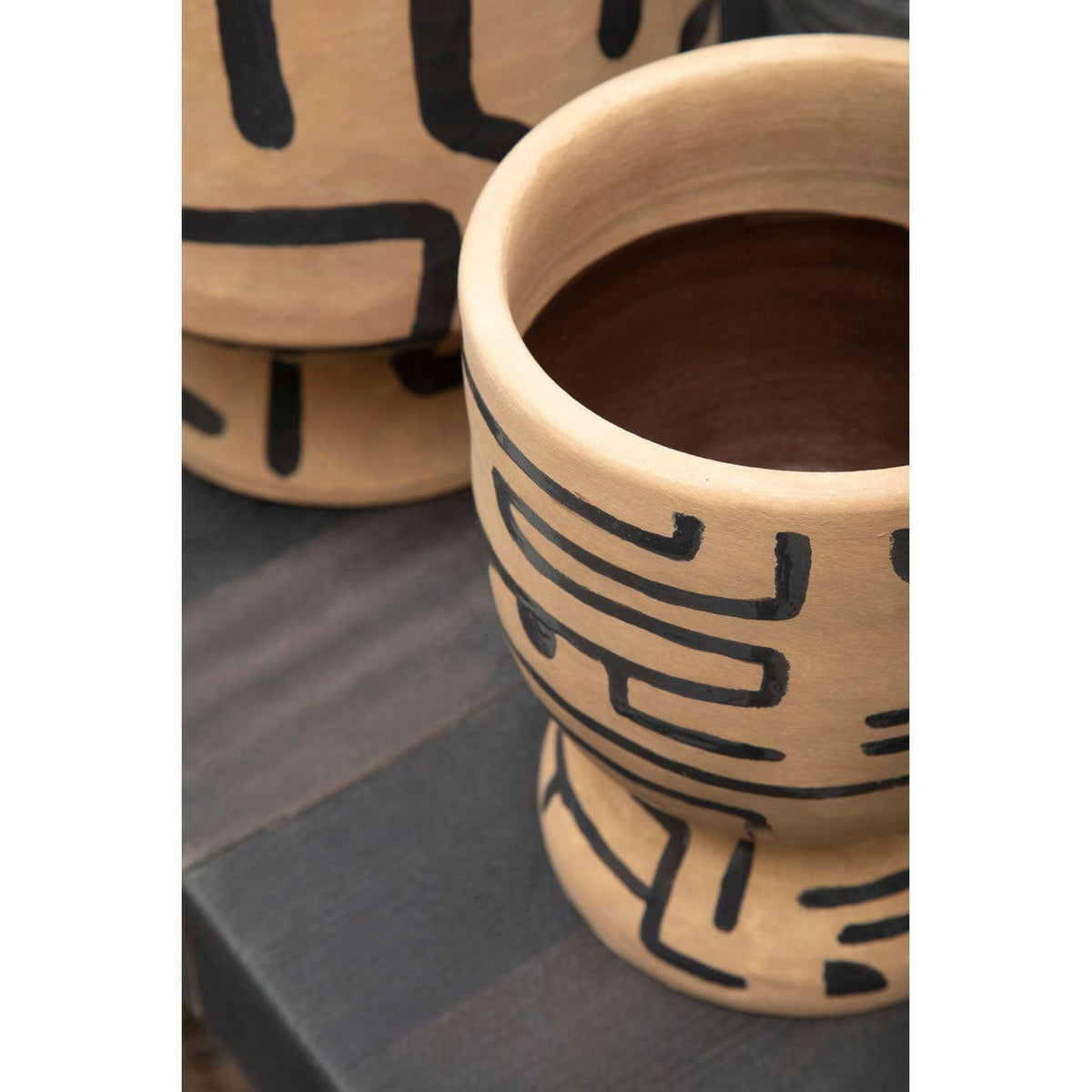 Barren Earthenware Planter.