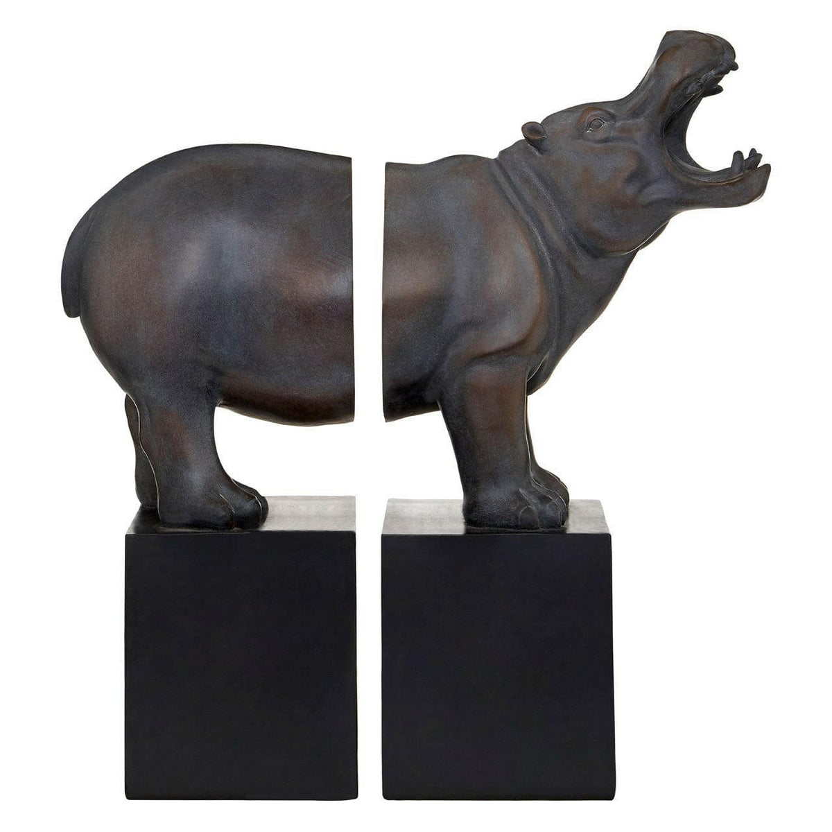 Boho Hippo Bookends.