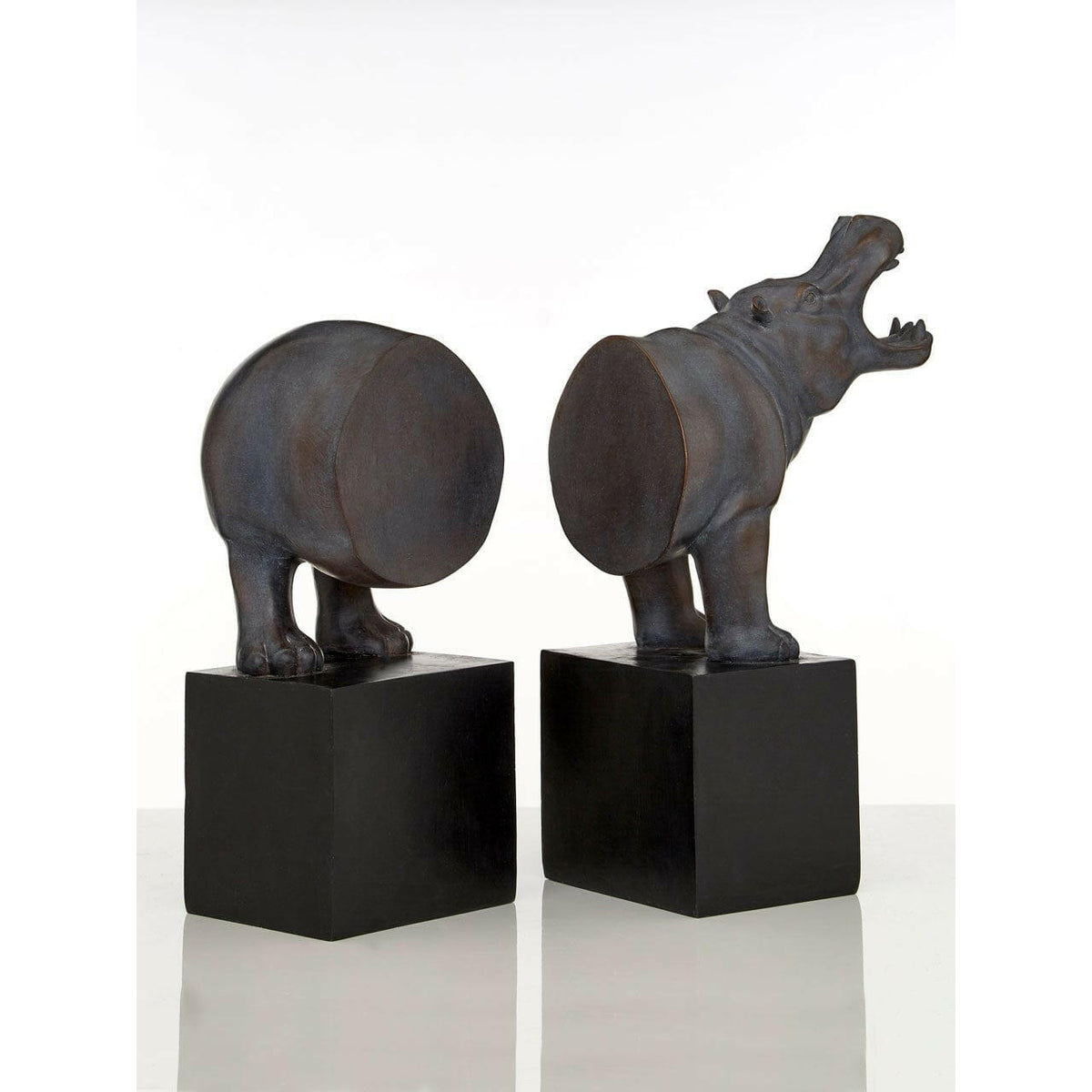 Boho Hippo Bookends.