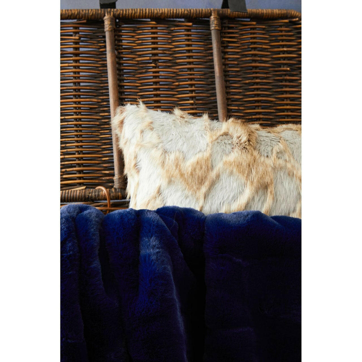 Bosie Lamina Grey And Natural Cushion.