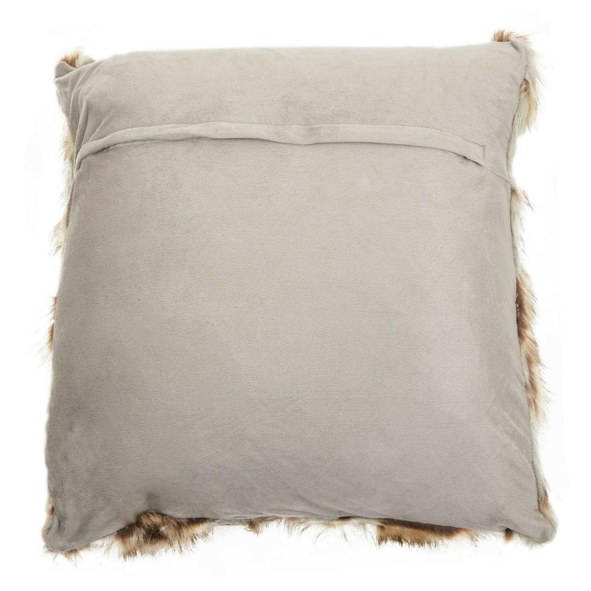 Bosie Lamina Grey And Natural Square Cushion.