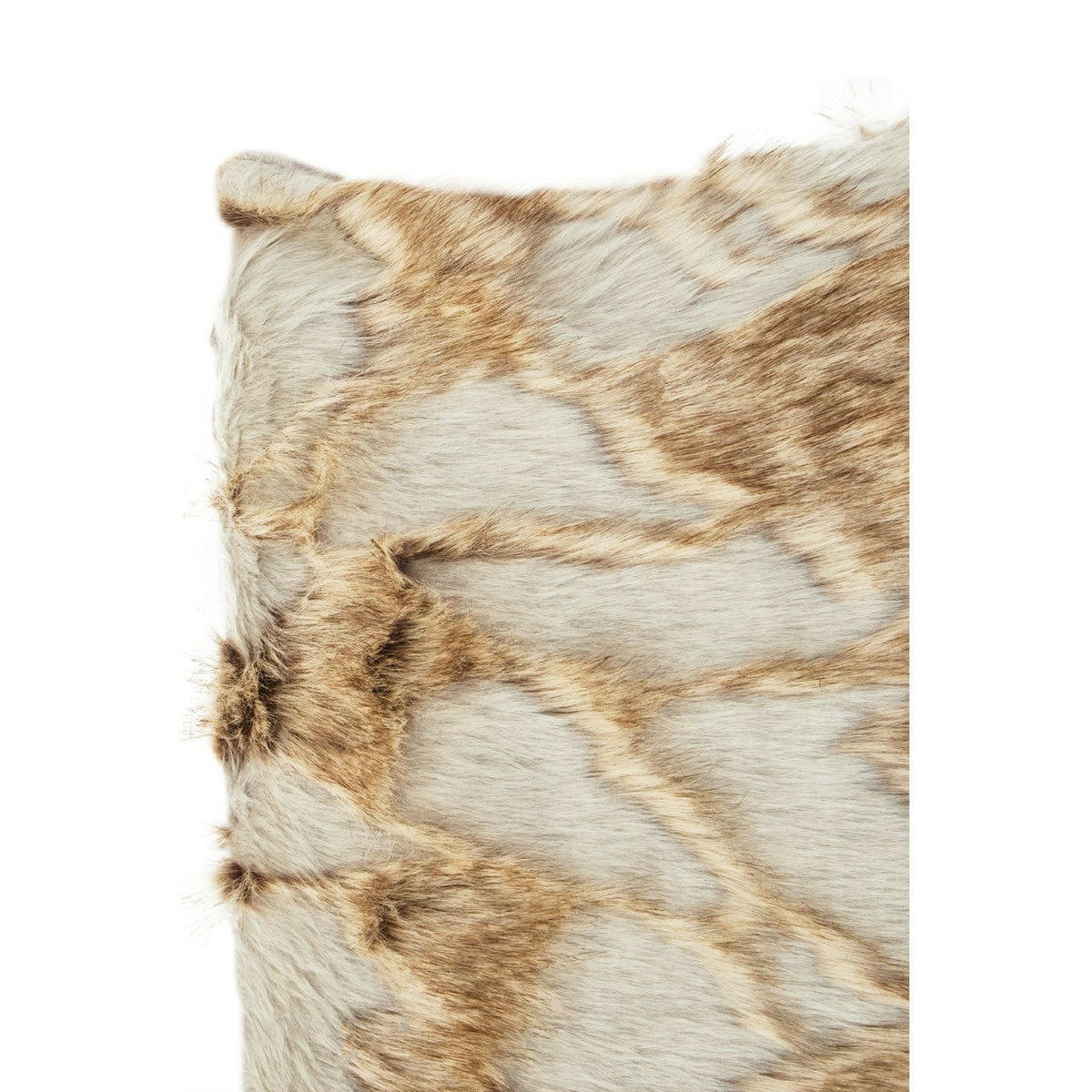 Bosie Lamina Grey And Natural Square Cushion.