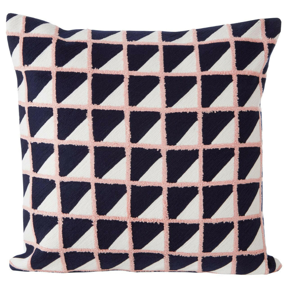 Bosie Ozella Grid Design Cushion.