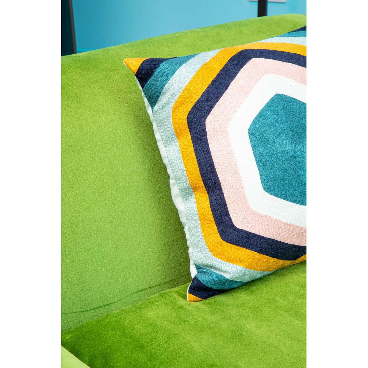 Bosie Ozella Hexagonal Design Cushion.