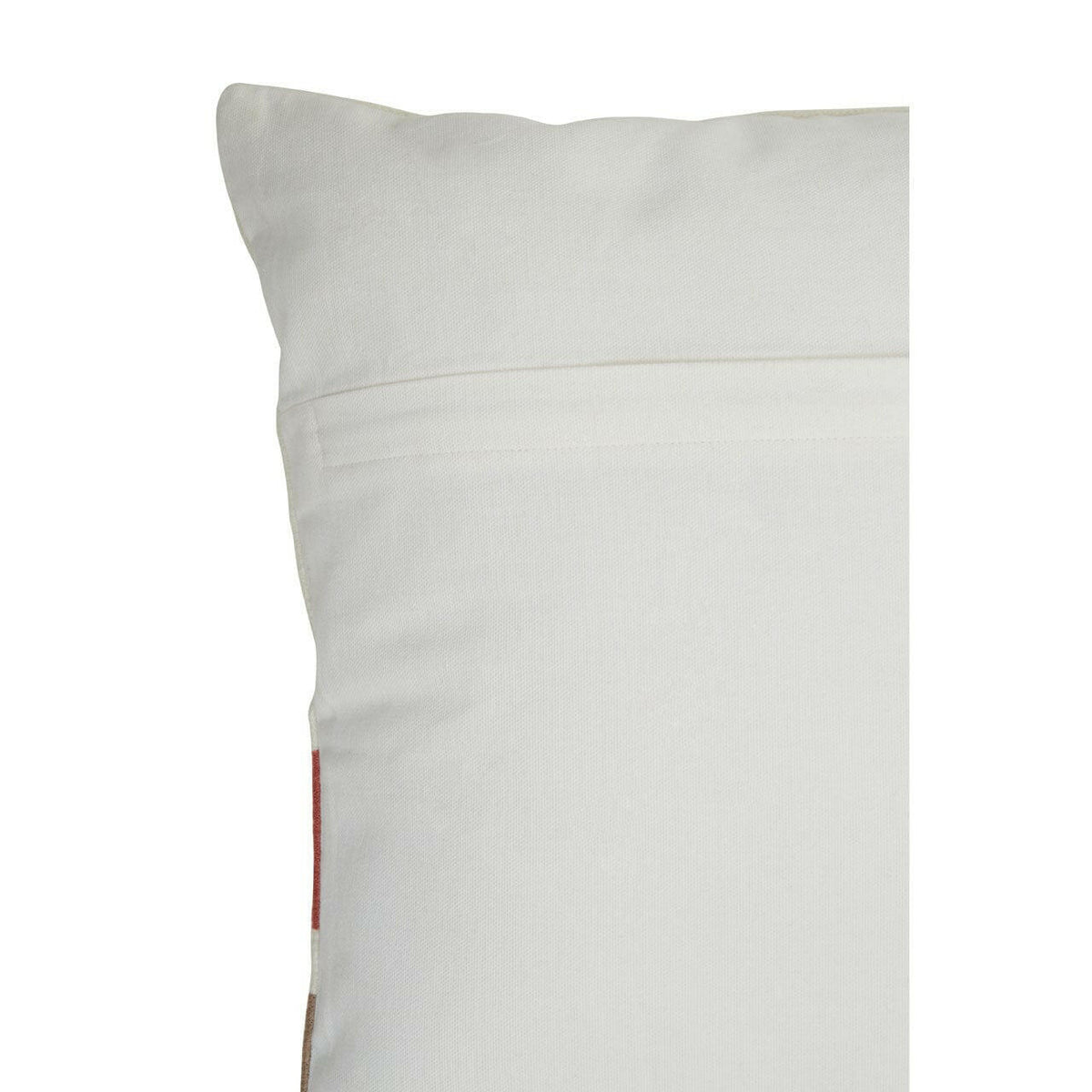 Bosie Ozella Red And White Tonal Cushion.