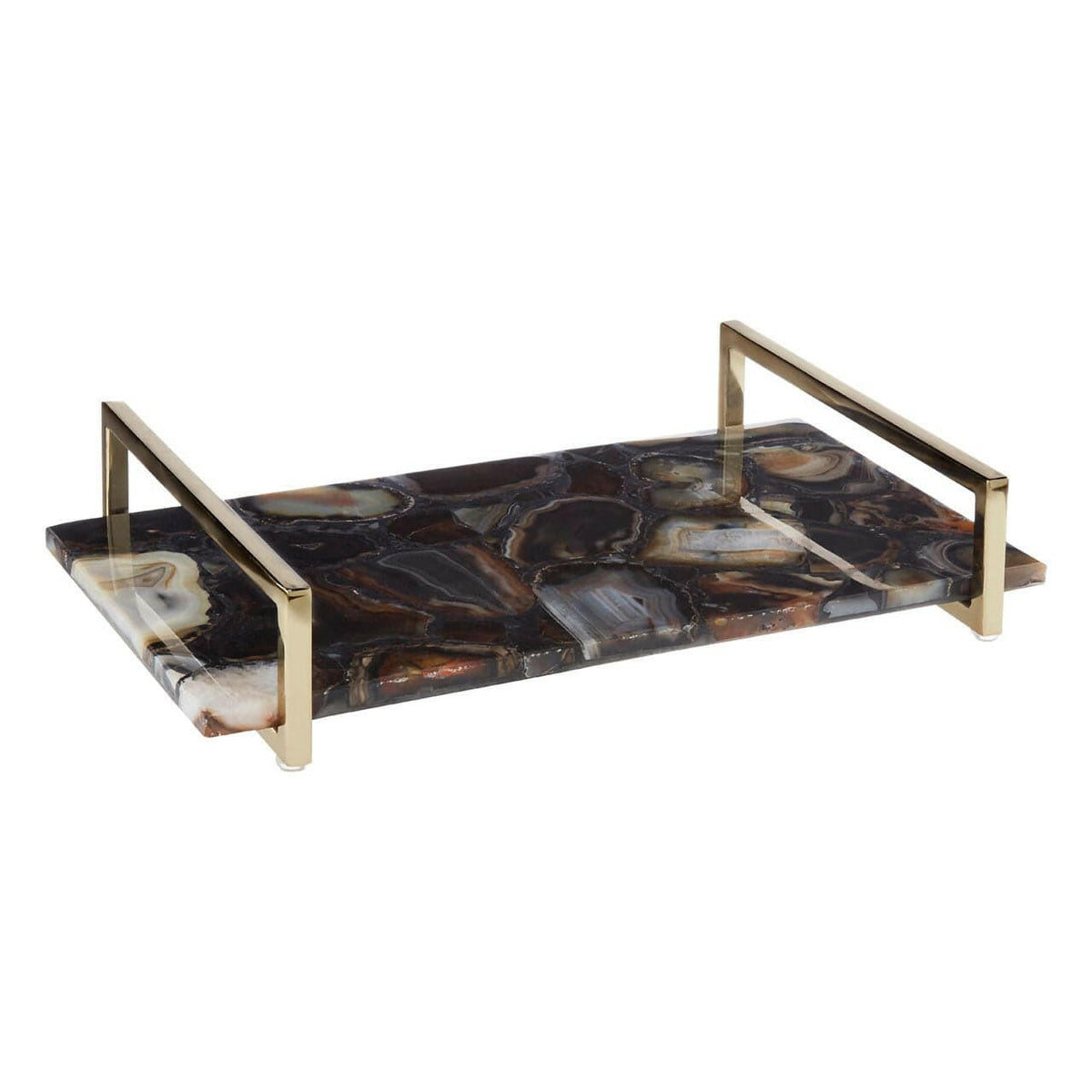 Bowerbird Black Agate Small Tray.