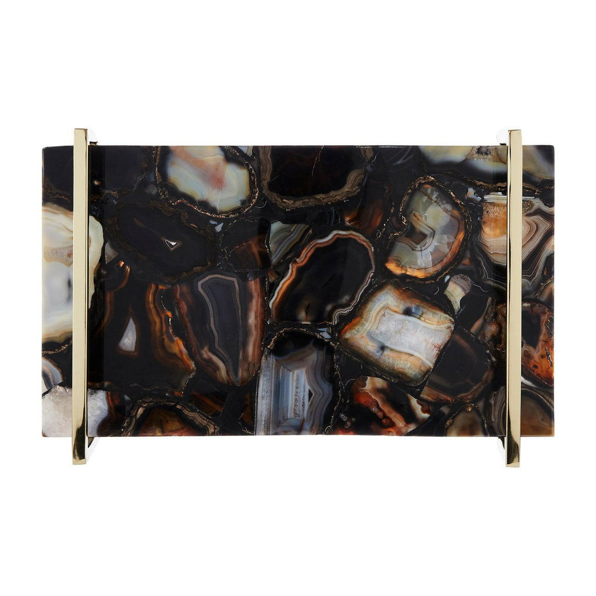 Bowerbird Black Agate Small Tray.