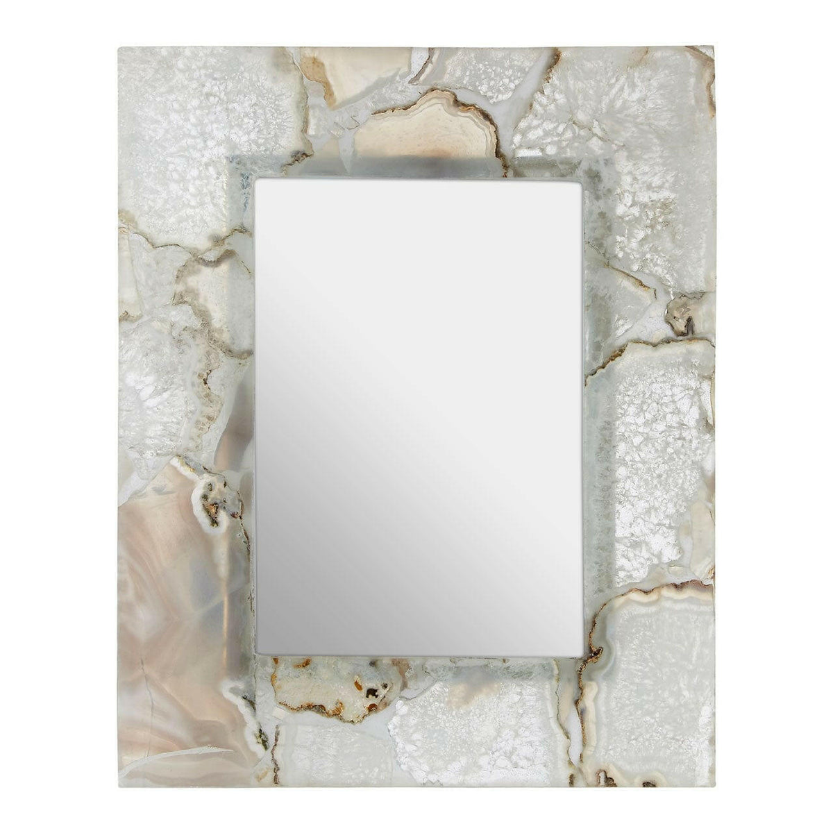 Bowerbird White Agate 5 X 7Photo Frame.