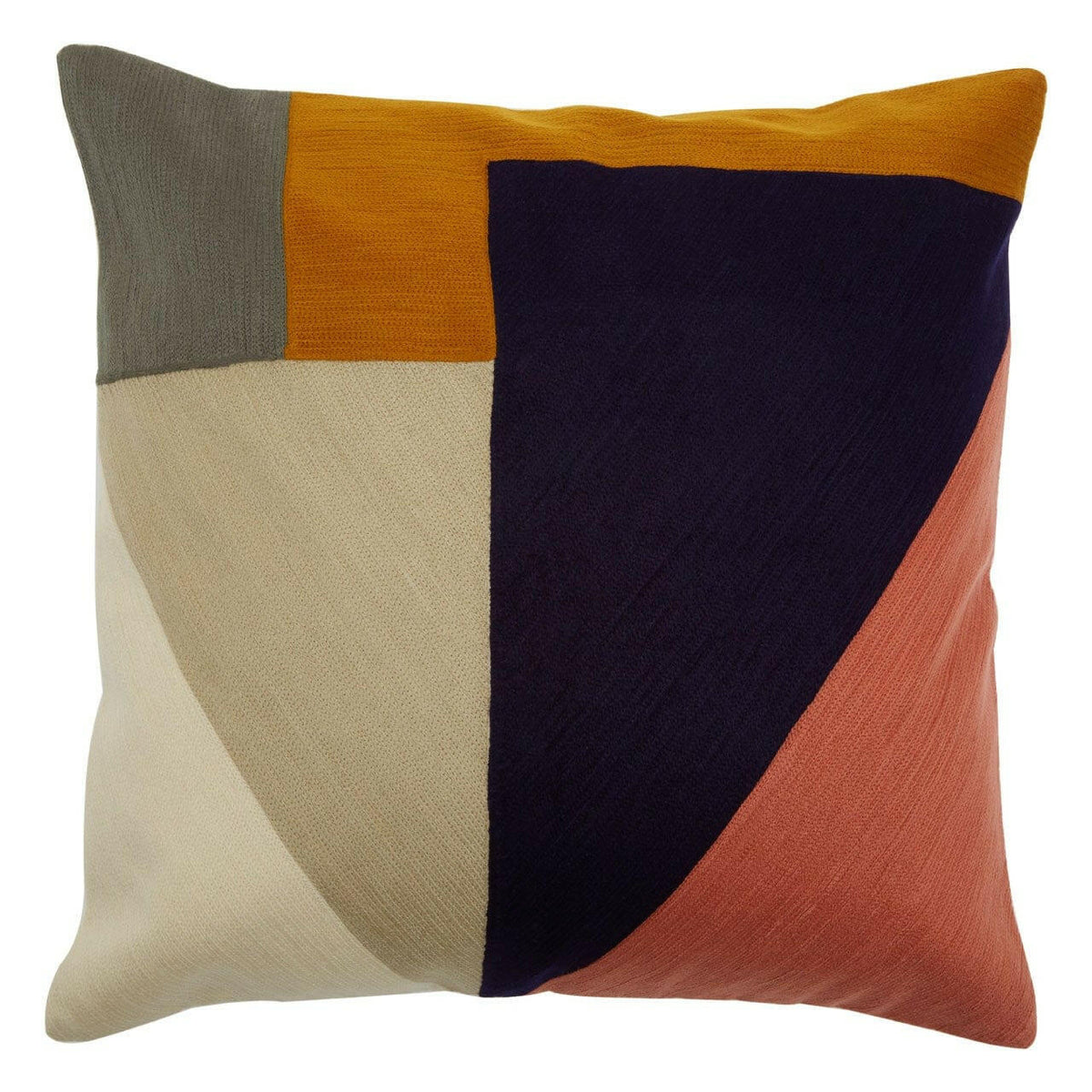 Bowie Ozella Abstract Multi-Coloured Cushion.