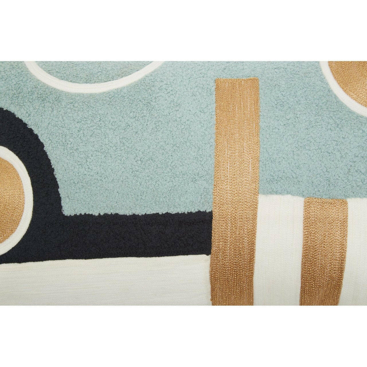 Bowie Ozella Abstract Rectangular Cushion.