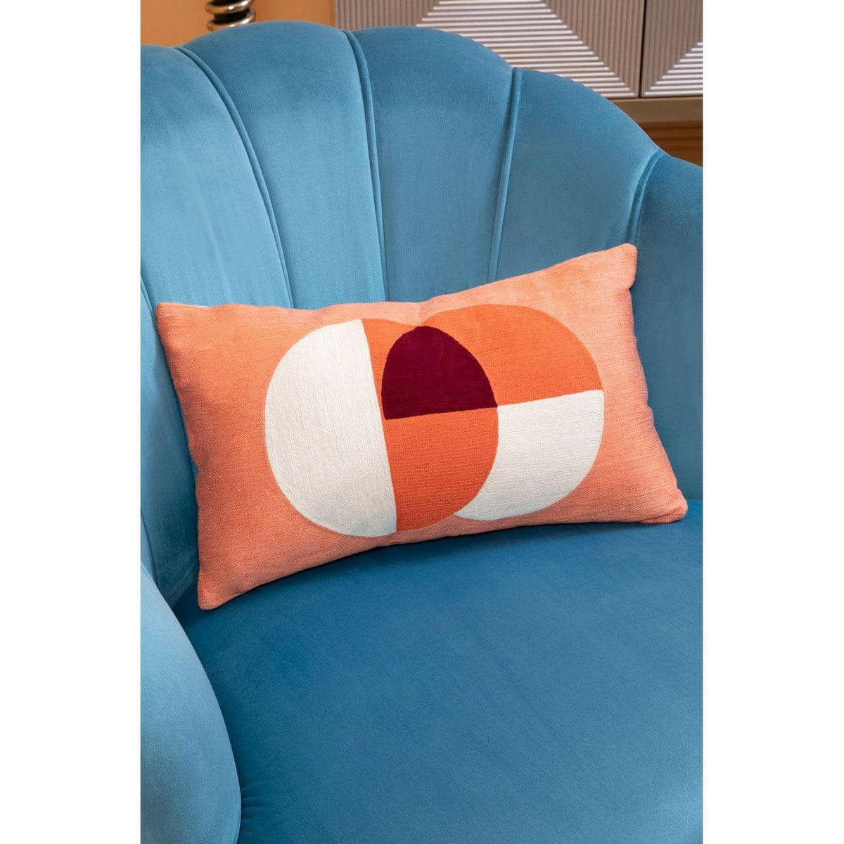 Bowie Ozella Multicolour Rectangular Cushion.