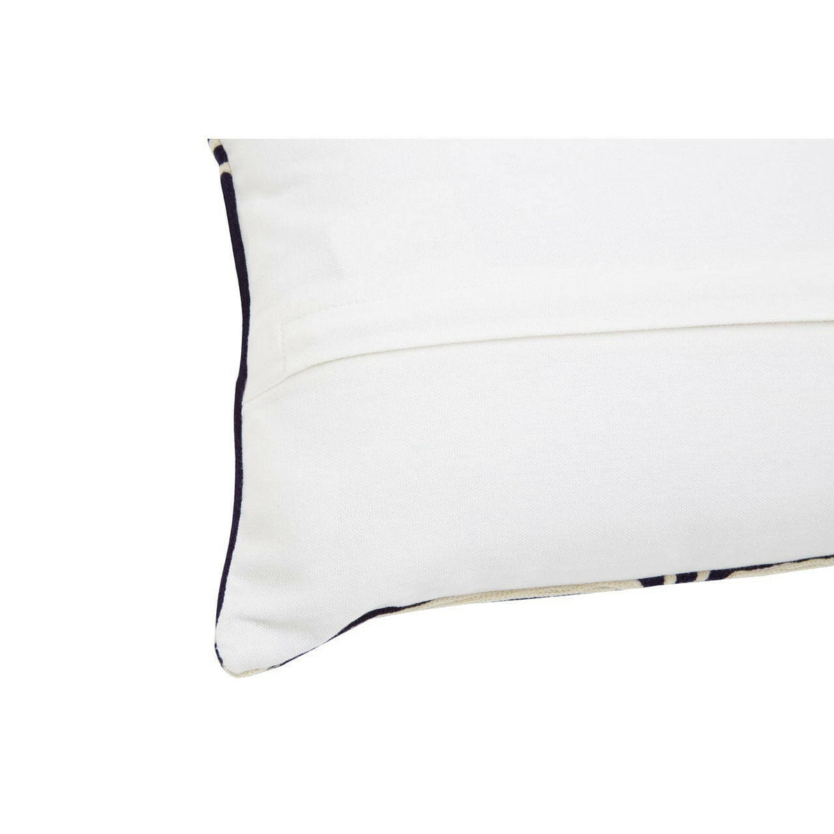 Bowie Ozella Navy And White Rectangular Cushion.