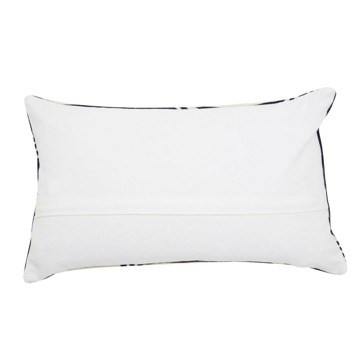 Bowie Ozella Navy And White Rectangular Cushion.