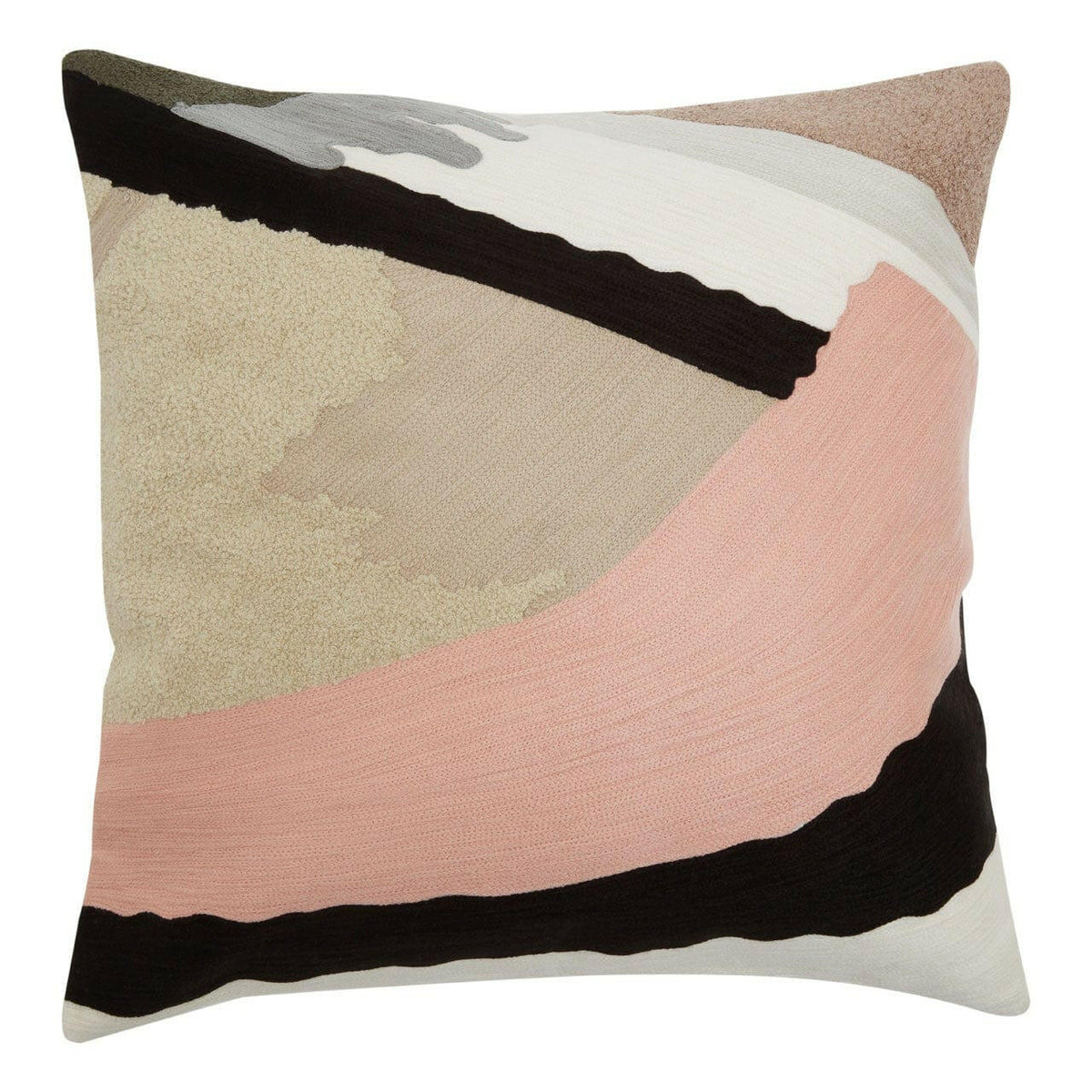 Bowie Ozella Pink Grey And Blue Cushion.