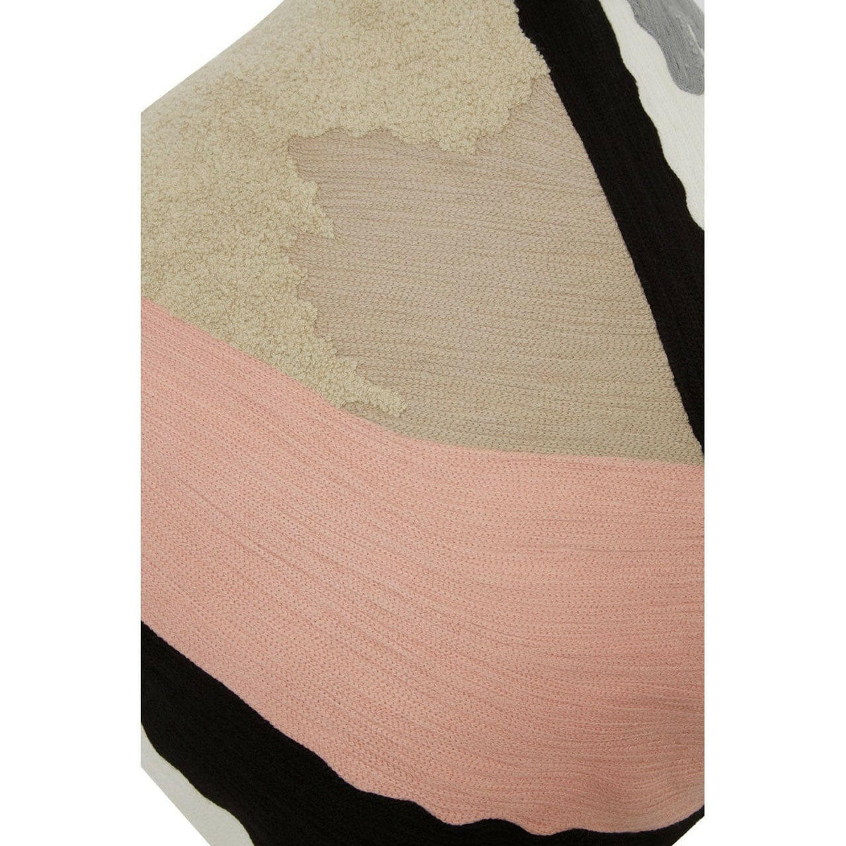 Bowie Ozella Pink Grey And Blue Cushion.