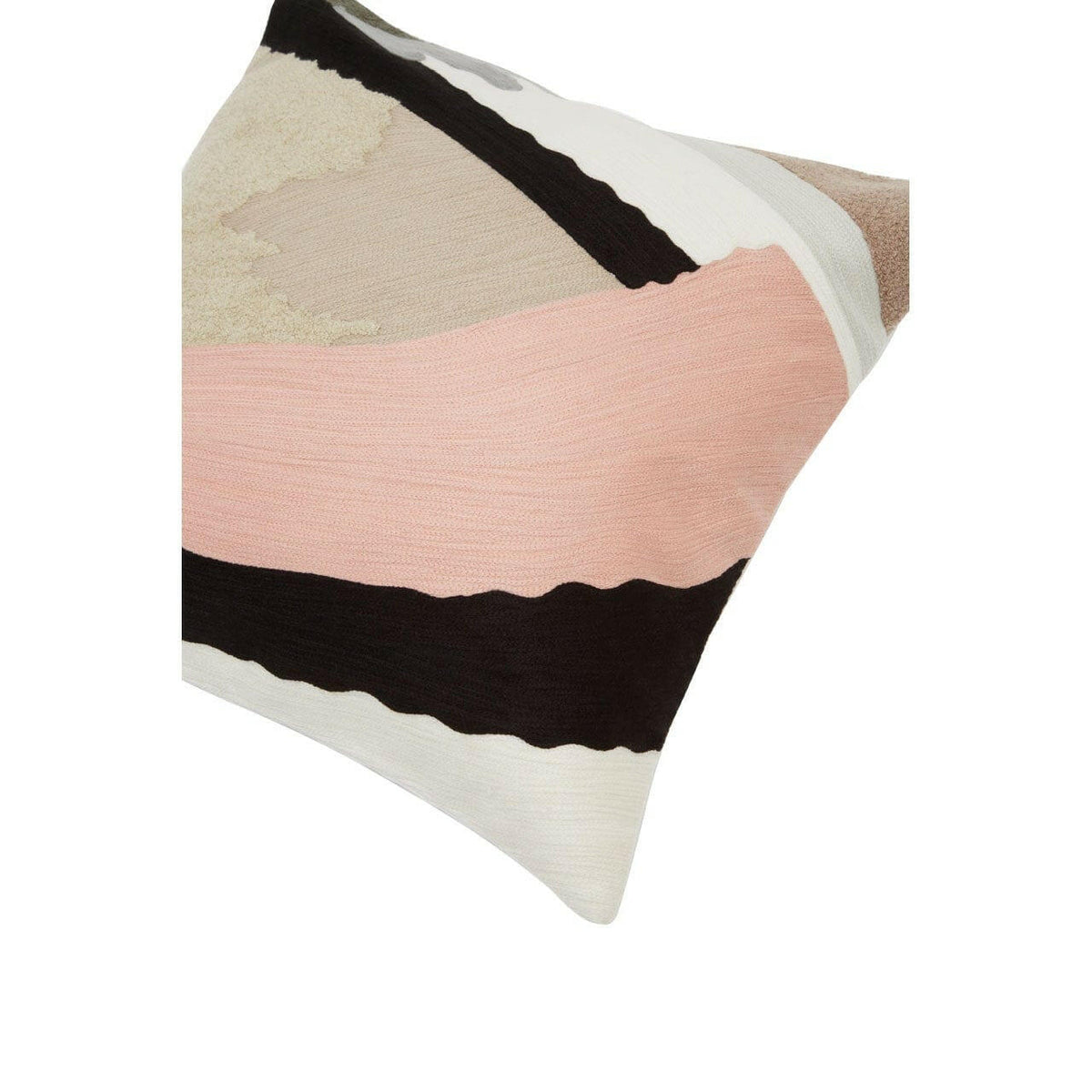 Bowie Ozella Pink Grey And Blue Cushion.