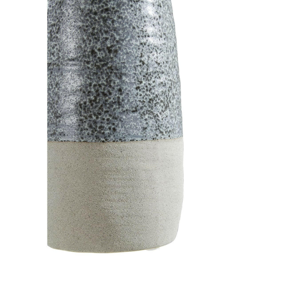 Caldera Grey Bottled Vase.