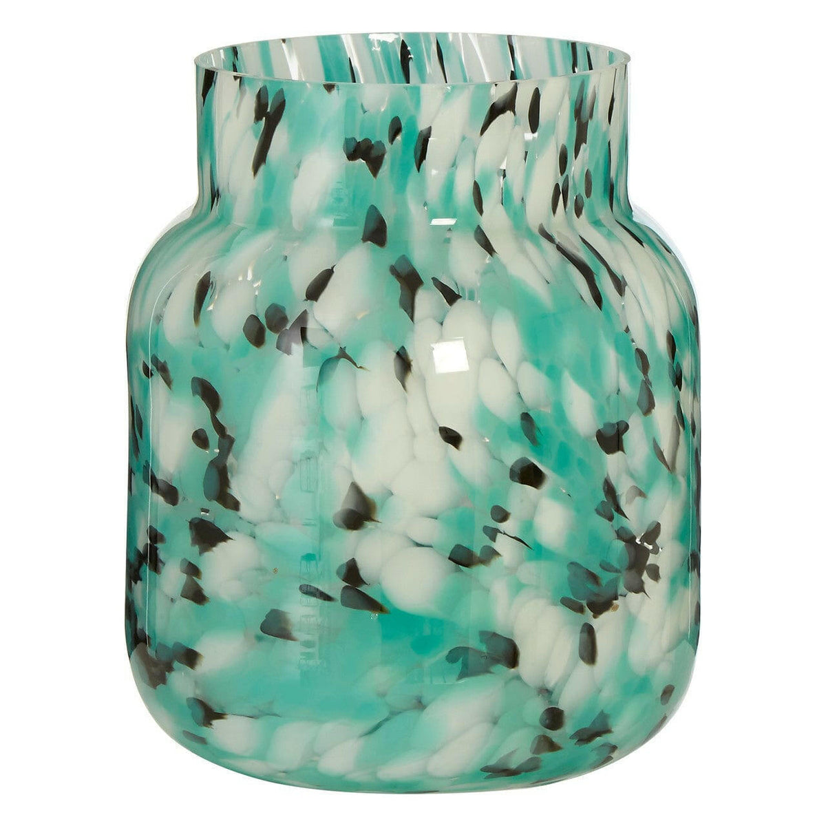 Calla Turquoise Speckle Vase.
