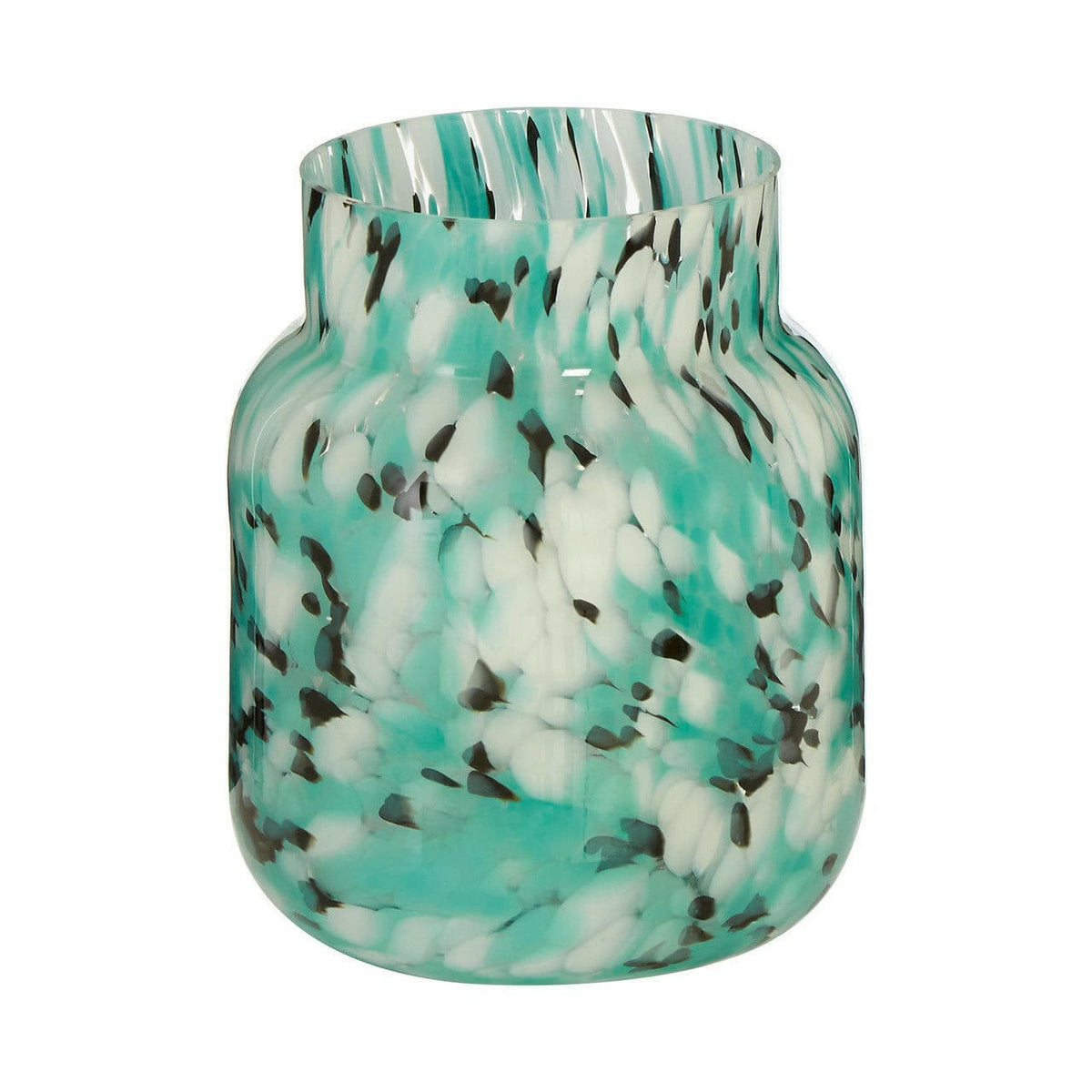 Calla Turquoise Speckle Vase.