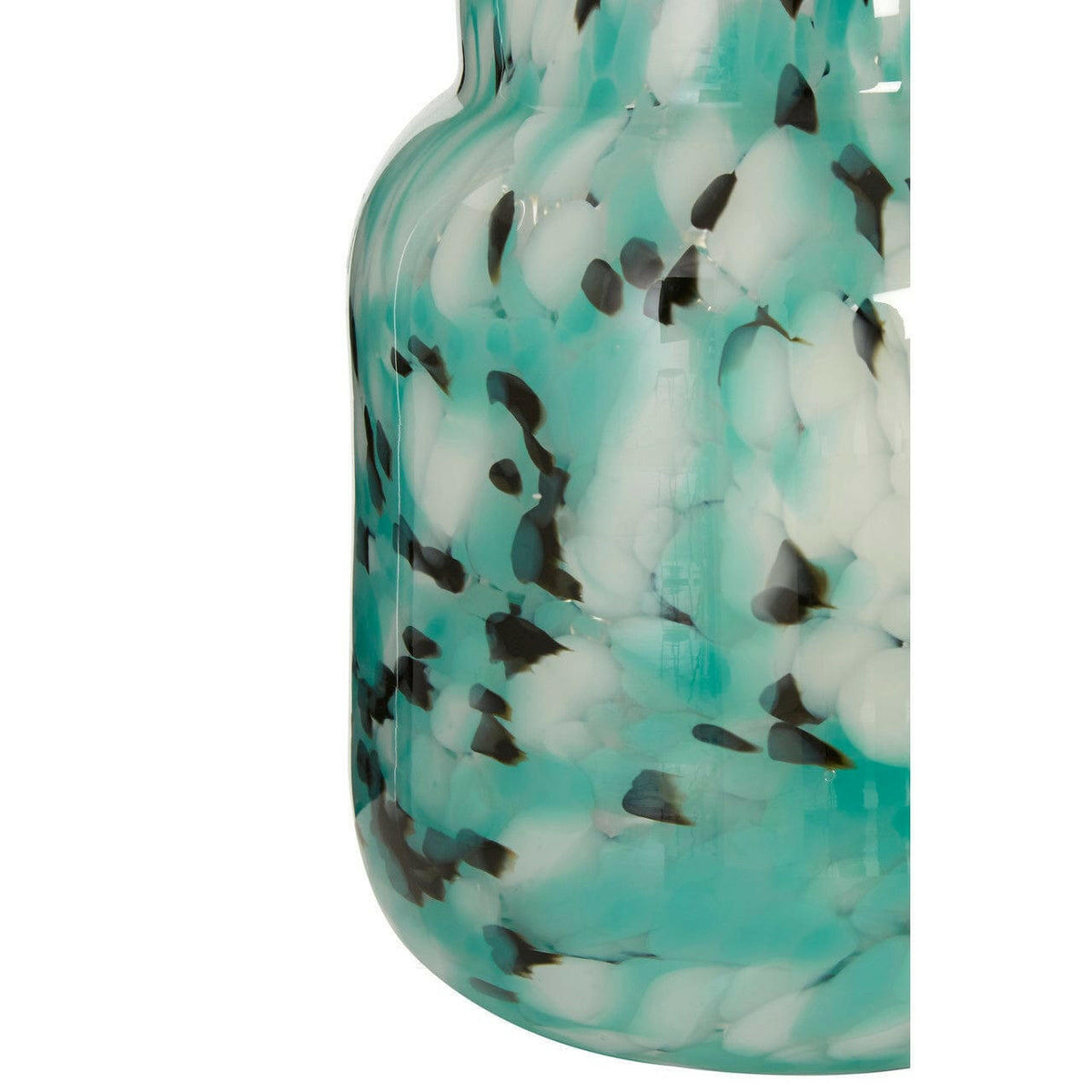 Calla Turquoise Speckle Vase.