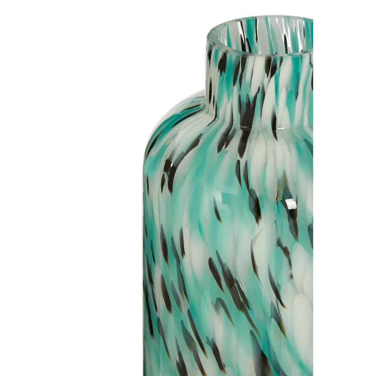 Callia Turquoise Speckle Vase.
