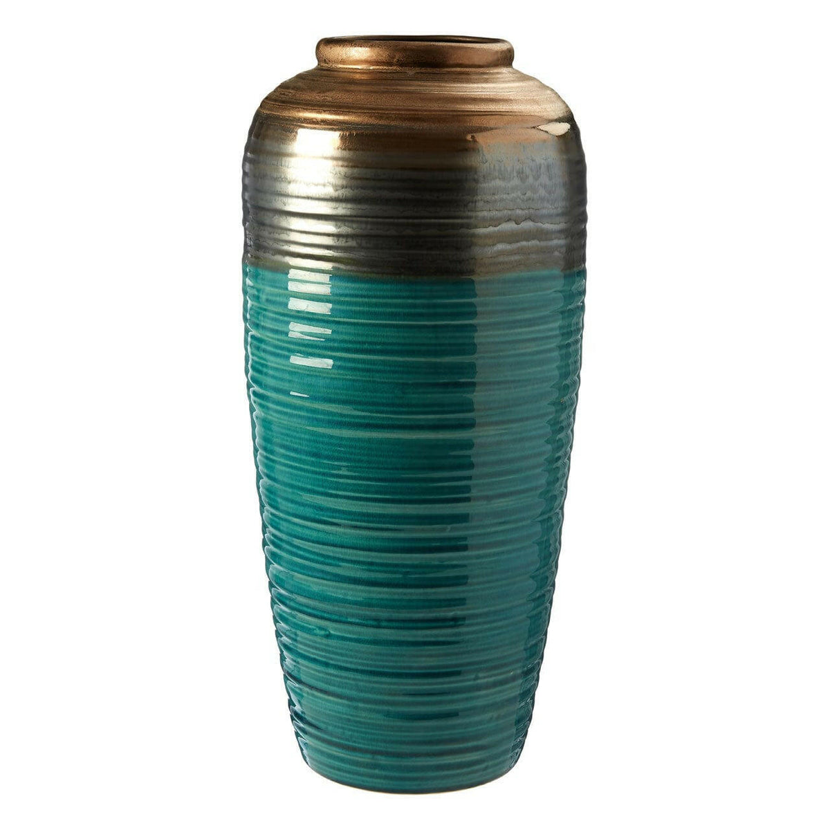 Capri Large Ribbed Vase.