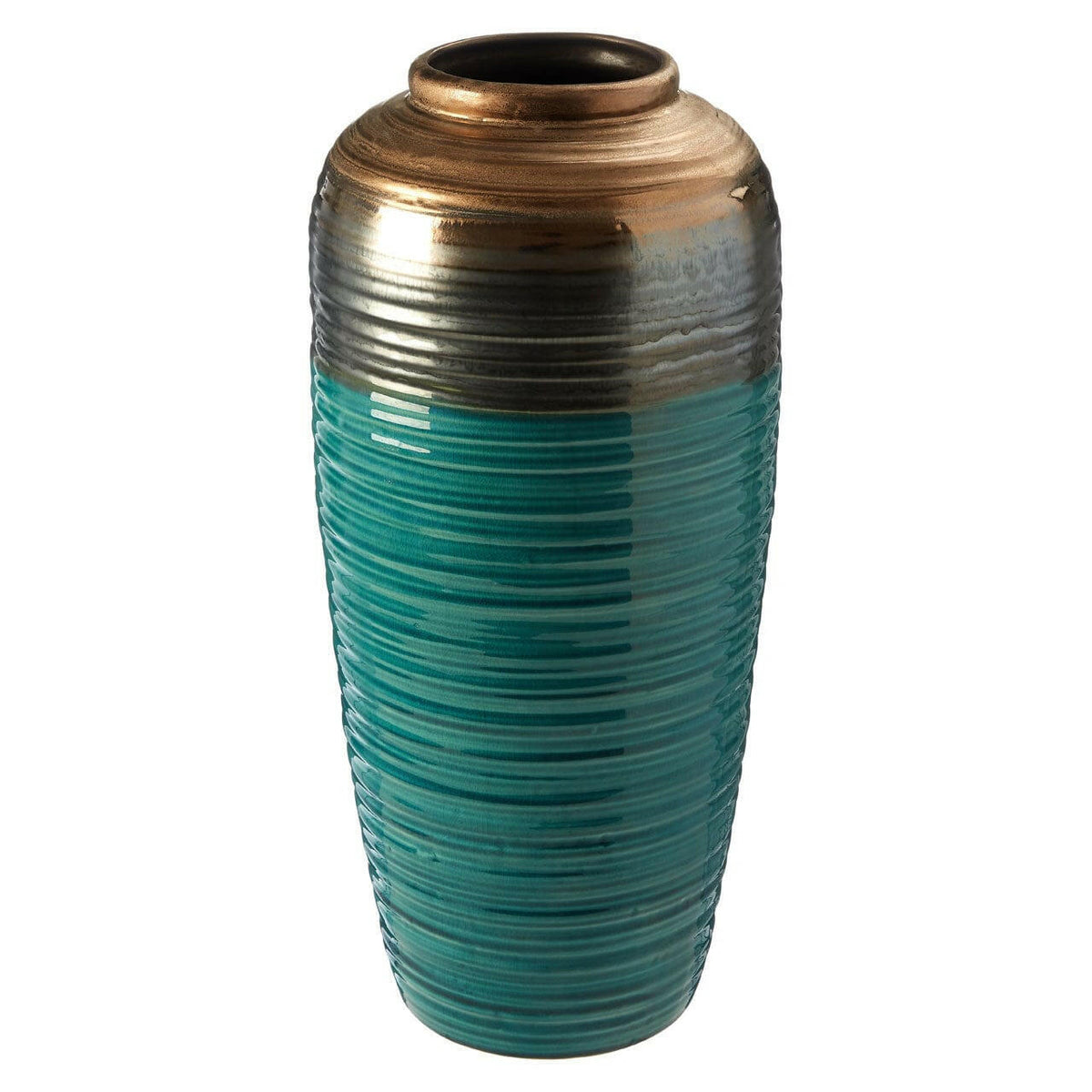 Capri Large Ribbed Vase.