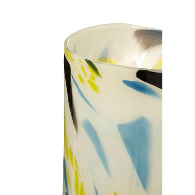 Hamilton Interiors Accessories Carra Large Abstract Design Glass Vase House of Isabella UK