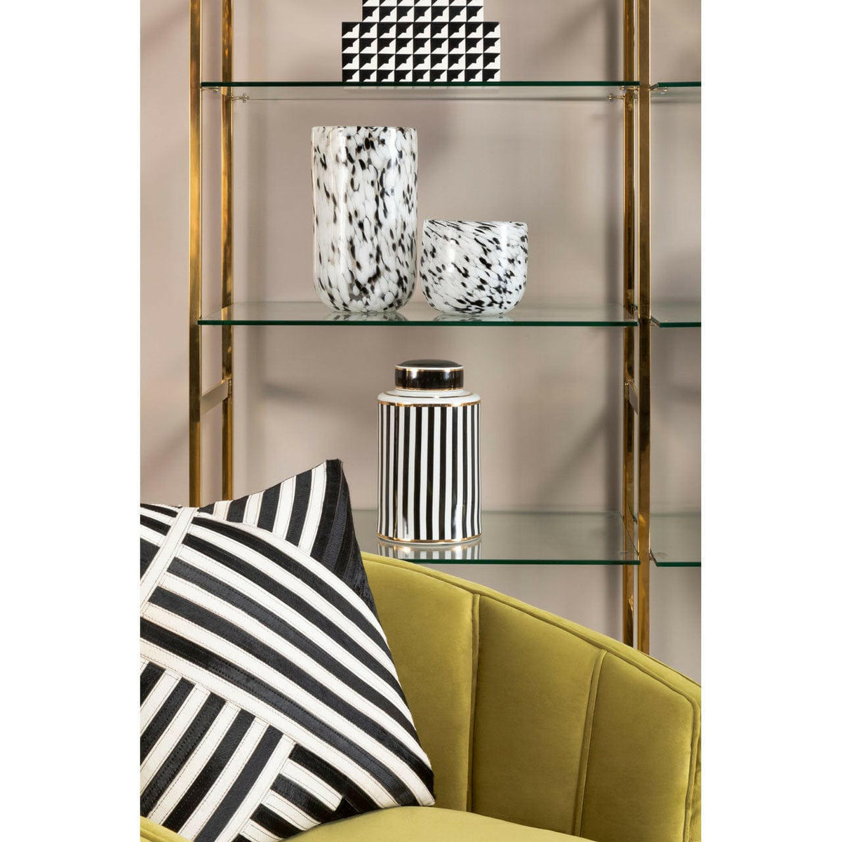 Carra Speckled Grey Small Vase.