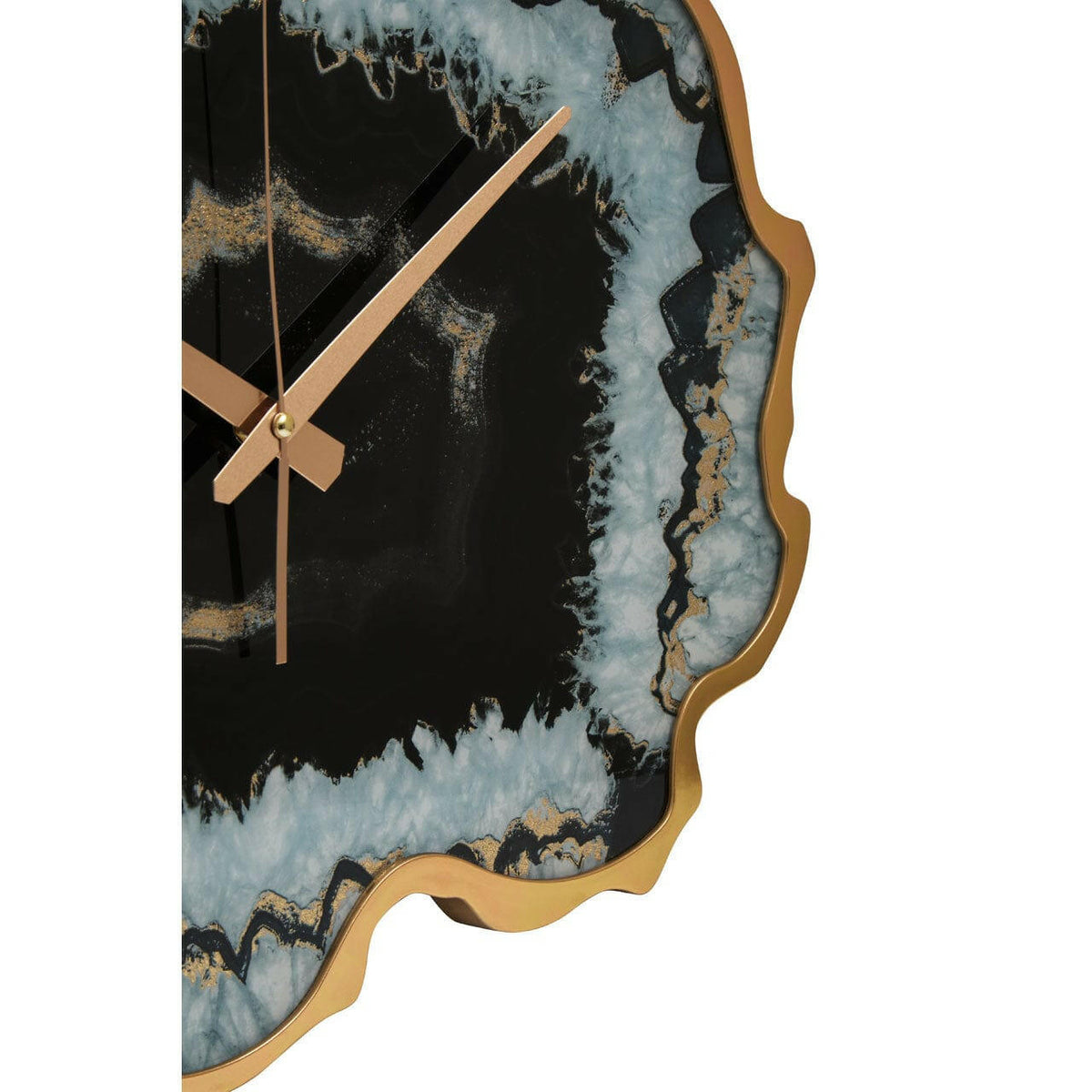Celina Black And Gold Wall Clock.