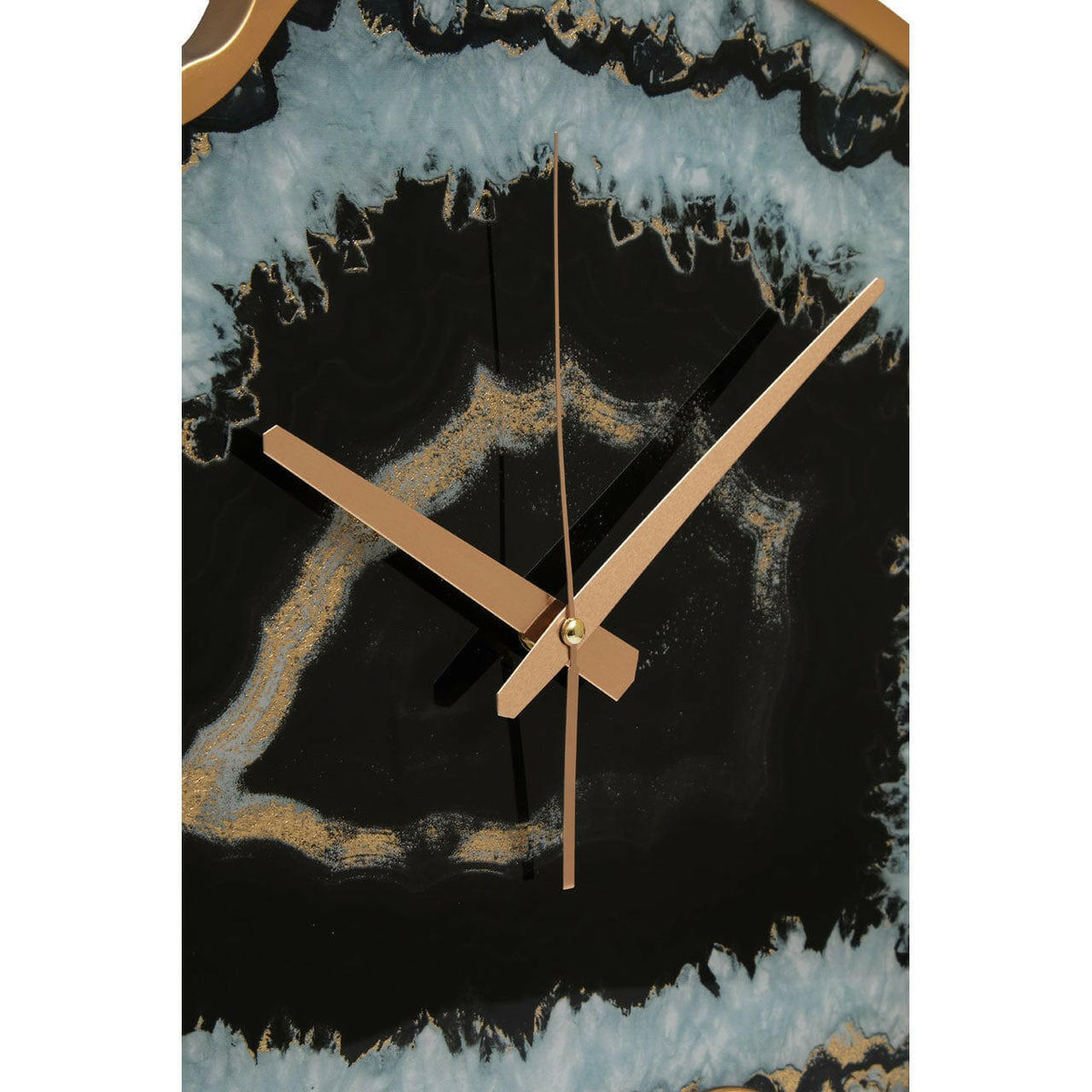 Celina Black And Gold Wall Clock.