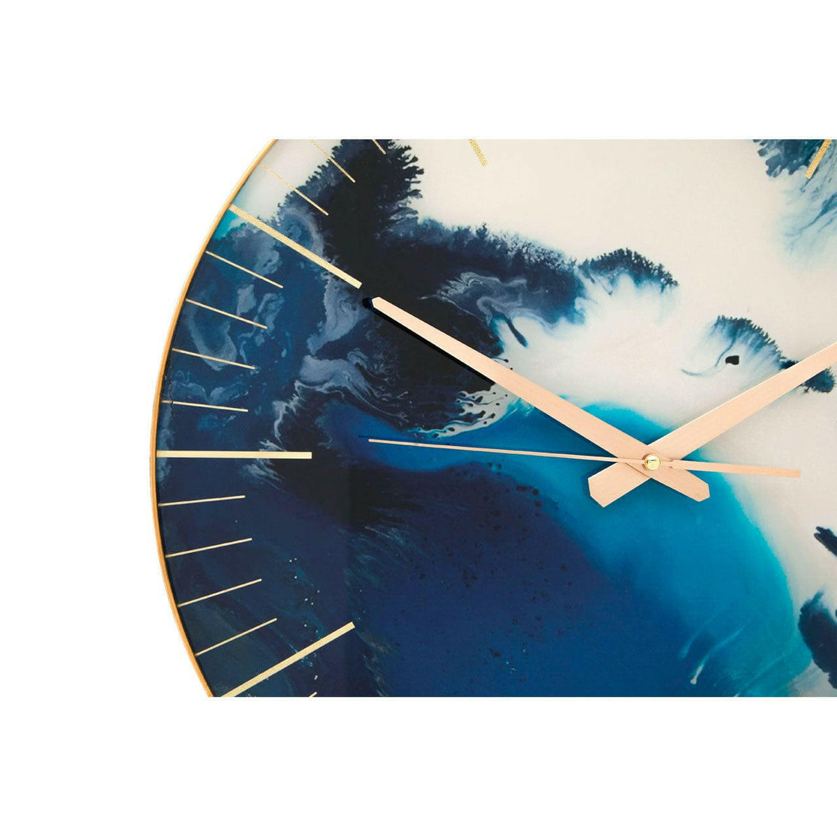 Celina Blue Abstract Wall Clock.