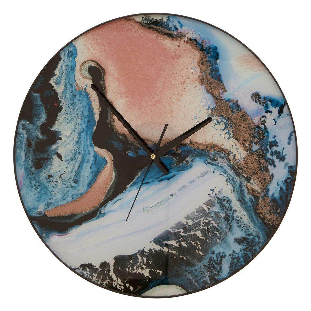 Celina Pink / Blue Wall Clock.