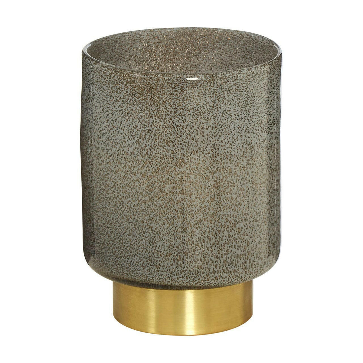 Cleo Small Grey And Gold Vase.