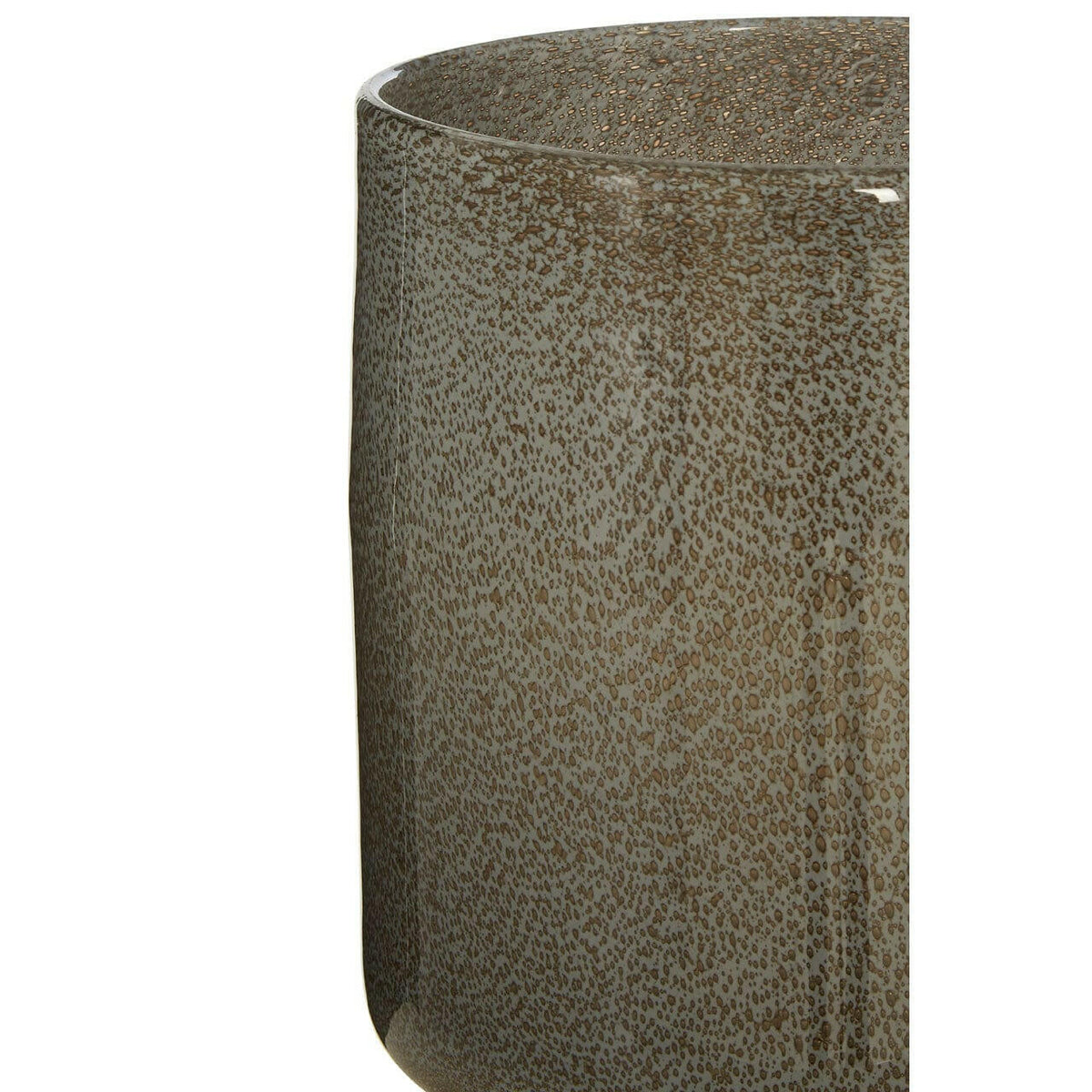 Cleo Small Grey And Gold Vase.