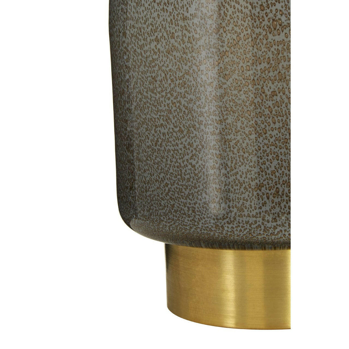 Cleo Small Grey And Gold Vase.