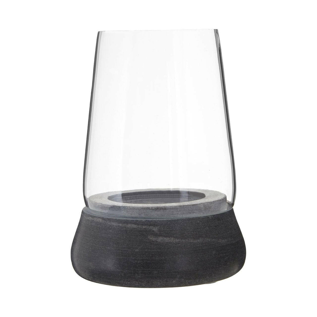 Complements Grey Marble/Glass Candle Holder.