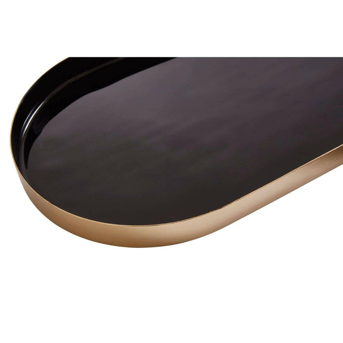 Elva Black and Gold & Cream and Gold Trays.