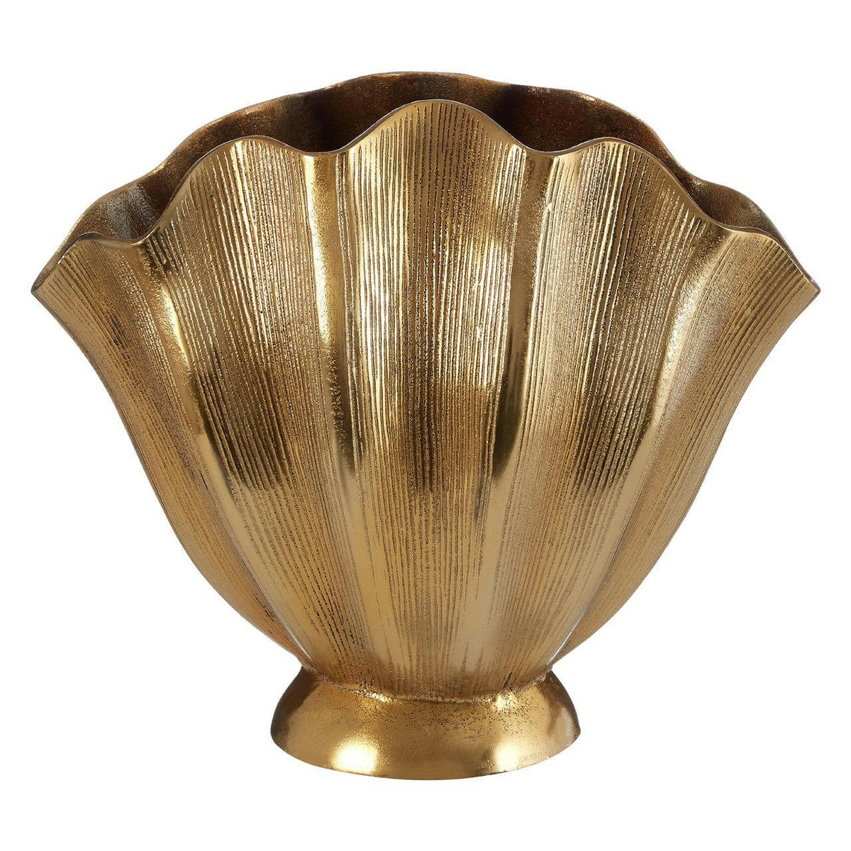 Estrella Small Gold Finish Vase.