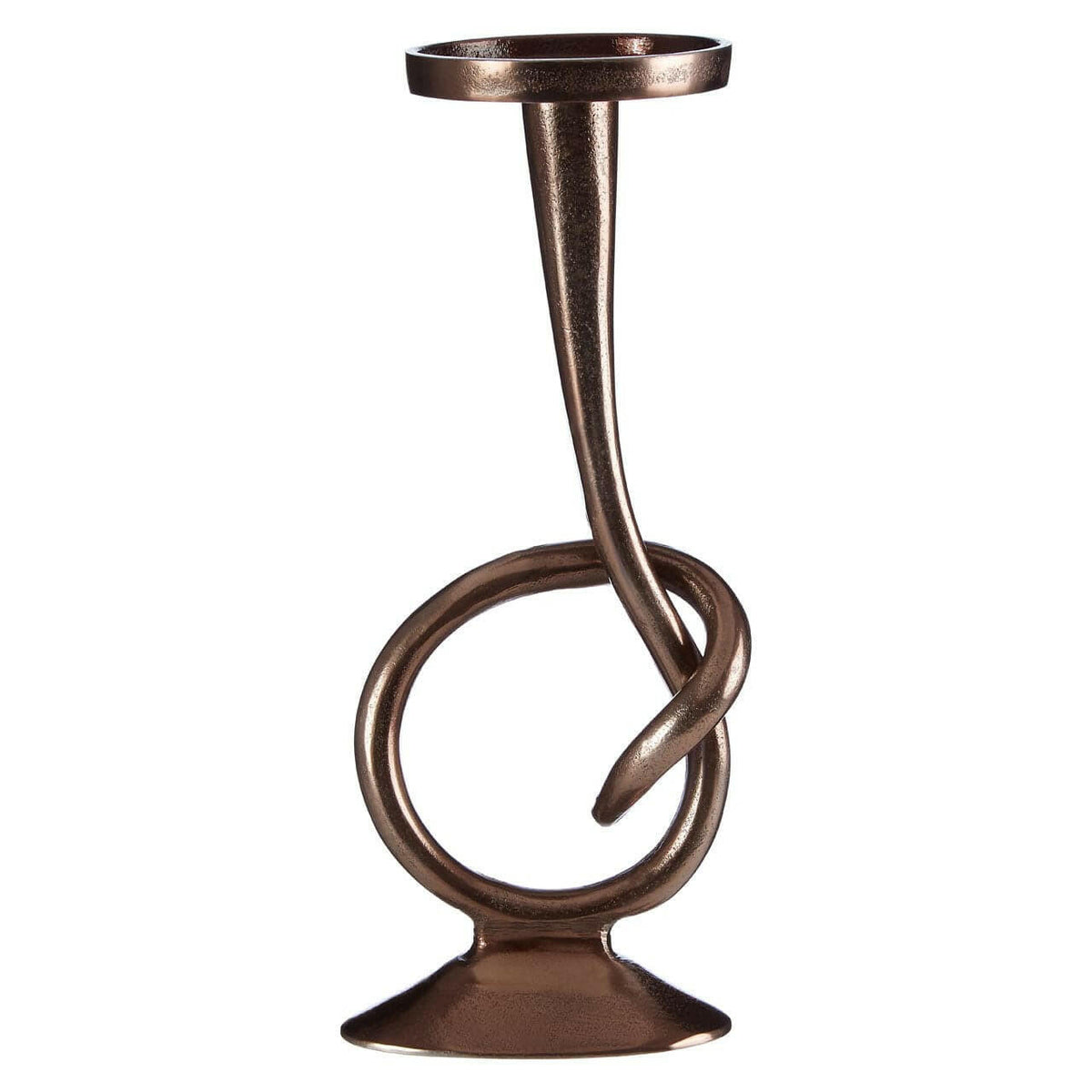 Fifty Five South Twist Bronze Candle Holder.