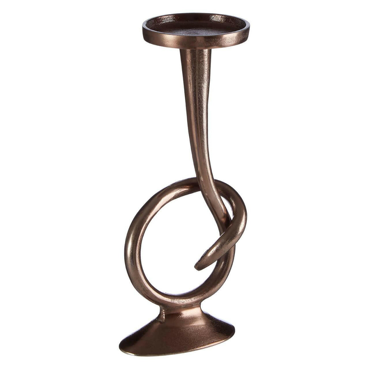 Fifty Five South Twist Bronze Candle Holder.