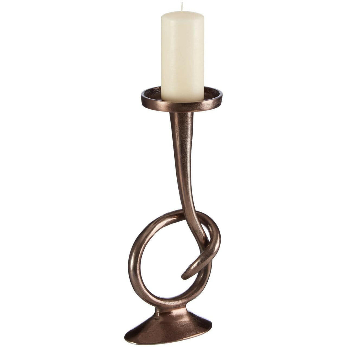 Fifty Five South Twist Bronze Candle Holder.