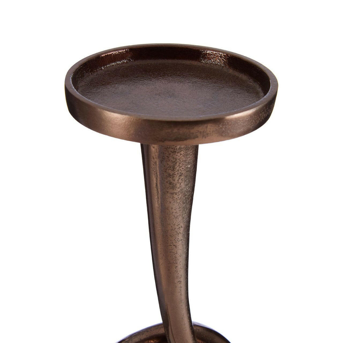 Fifty Five South Twist Bronze Candle Holder.