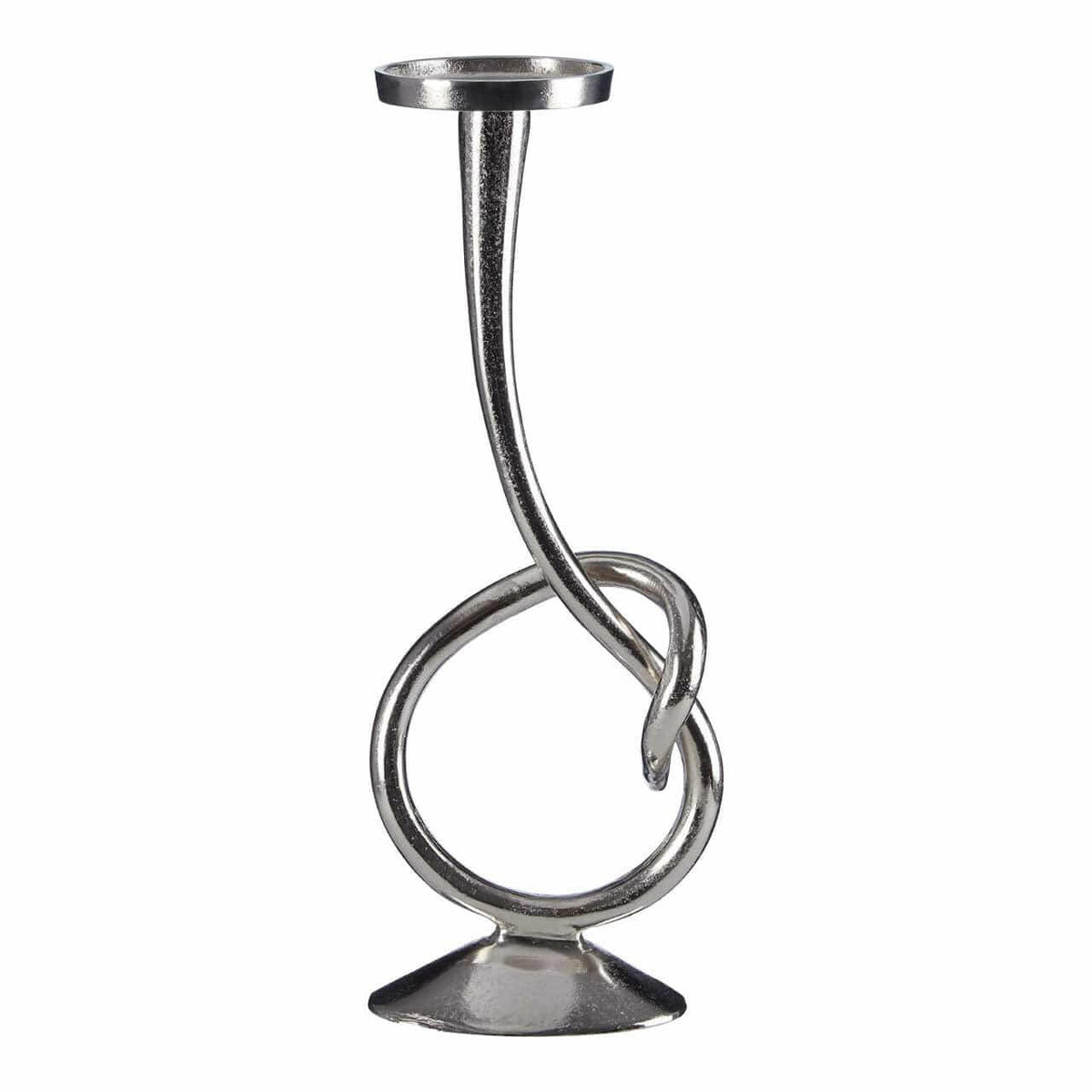 Fifty Five South Twist Nickel Candle Holder.