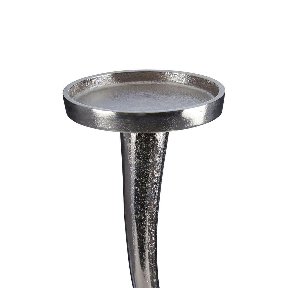 Fifty Five South Twist Nickel Candle Holder.