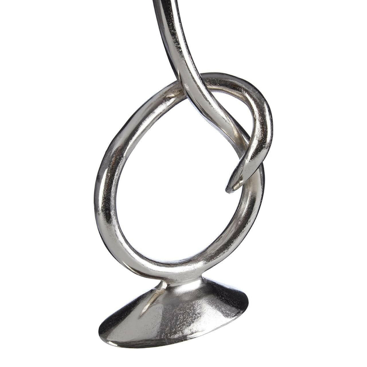 Fifty Five South Twist Nickel Candle Holder.